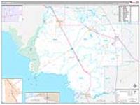 Levy, Fl Carrier Route Wall Map