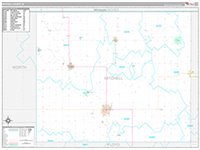 Mitchell, Ia Carrier Route Wall Map