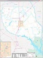 Nacogdoches, Tx Wall Map Zip Code