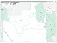 Oneida, Id Carrier Route Wall Map