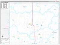 Ottawa, Ks Wall Map Zip Code
