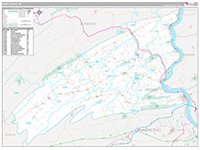 Perry, Pa Carrier Route Wall Map
