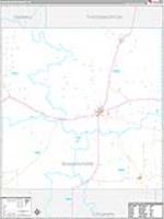 Shackelford, Tx Wall Map Zip Code
