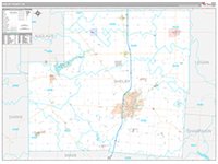 Shelby, Oh Wall Map Zip Code