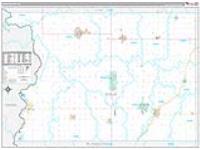 Sioux, Ia Carrier Route Wall Map