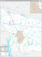 Smith, Tx Wall Map Zip Code
