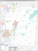 Warren County, OH Zip Code Wall Map Basic Style by MarketMAPS - MapSales