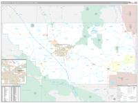 Bakersfield Metro Area Wall Map