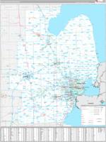 South Eastern Wall Map