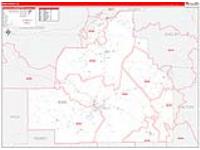 Bibb, Al Carrier Route Wall Map
