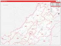 Blount, Al Carrier Route Wall Map