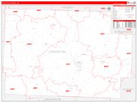 Coshocton, Oh Wall Map Zip Code