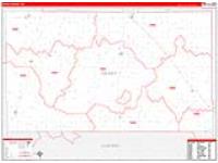 Dewey, Ok Carrier Route Wall Map