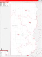 Edwards, Il Wall Map Zip Code