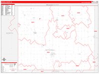 Mitchell, Ia Carrier Route Wall Map