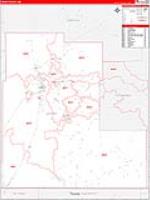 Otero, Nm Carrier Route Wall Map