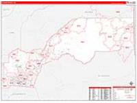 Placer, Ca Carrier Route Wall Map