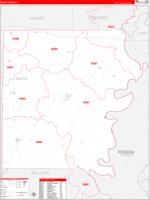White, Il Wall Map Zip Code