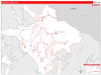 Wrangell Borough (), Ak Wall Map