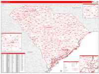 South Carolina Wall Map