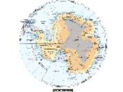 Antarctica Physical Map