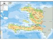 Haiti Physical Map