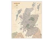 Scotland Executive Wall Map