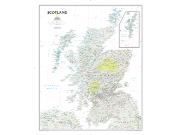 Scotland Poltical Wall Map