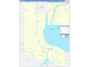 Bay County, MI Wall Maps - MapSales.com