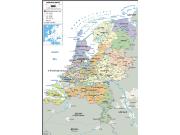 Netherlands Wall Map from MapSales.com - The leading source for your ...