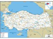 Turkey Wall Maps