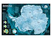 Antarctica Wall Map