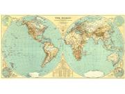 The World 1935 Wall Map