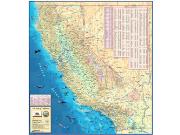 California Wall Map California Wall Map