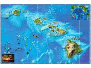 Hawaii Wall Map Hawaii Wall Map