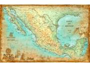 Mexico Antique Wall Map Mexico Antique Wall Map