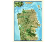 San Francisco from Space Wall Map San Francisco from Space Wall Map
