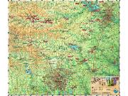 Texas Hill & Wine Wall Map Texas Hill & Wine Wall Map
