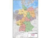 Germany Political Wall Map Germany Political Wall Map