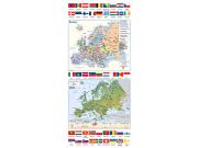 Europe Flags Wall Map Europe Flags Wall Map