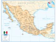 Mexico Wall Maps