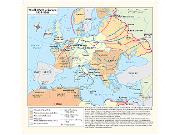 World War II Europe Wall Map