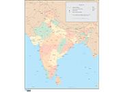 India Wall Map