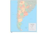 Wall Maps of Argentina - MapSales. Get the Country Wall Maps You Need!