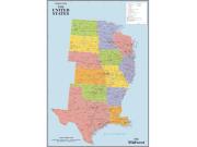 Midwest Wall Map Midwest Wall Map