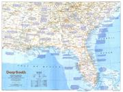 US Deep
South 1983 Wall Map