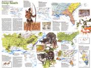 US Deep
South 1983 Wall Map