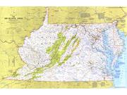 US Middle
Atlantic 1976 Wall Map