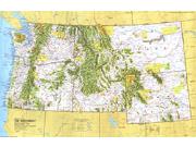 Northwest US 1973 Wall Map