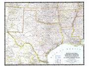 US South
Central 1947 Wall Map